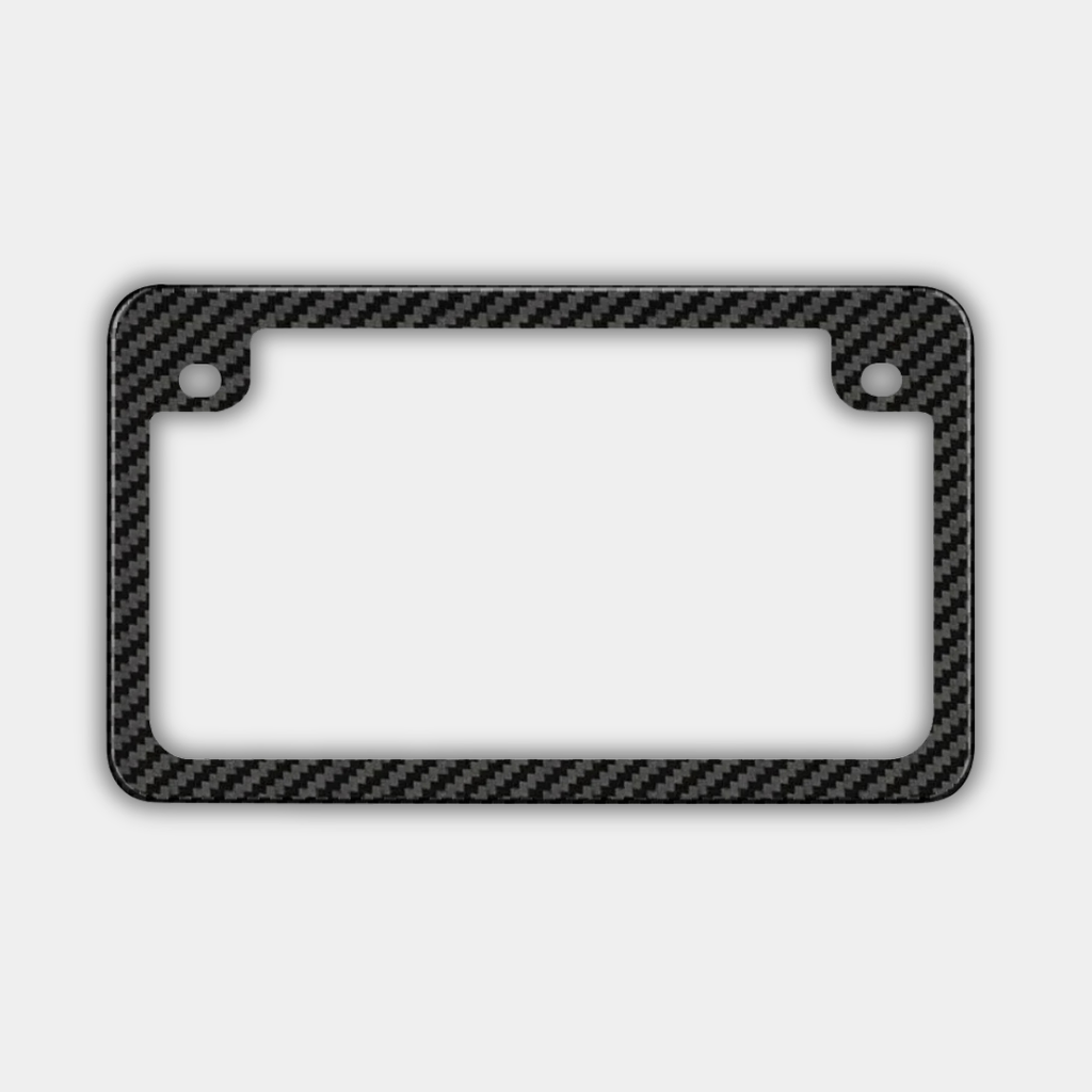 Support de plaque d'immatriculation Carbone FIBRE (moto)