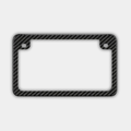 Support de plaque d'immatriculation Carbone FIBRE (moto)
