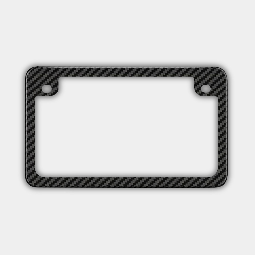 Support de plaque d'immatriculation Carbone FIBRE (moto)