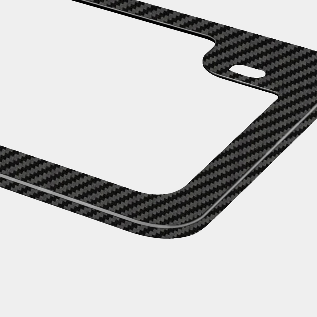 Support de plaque d'immatriculation Carbone FIBRE (moto)