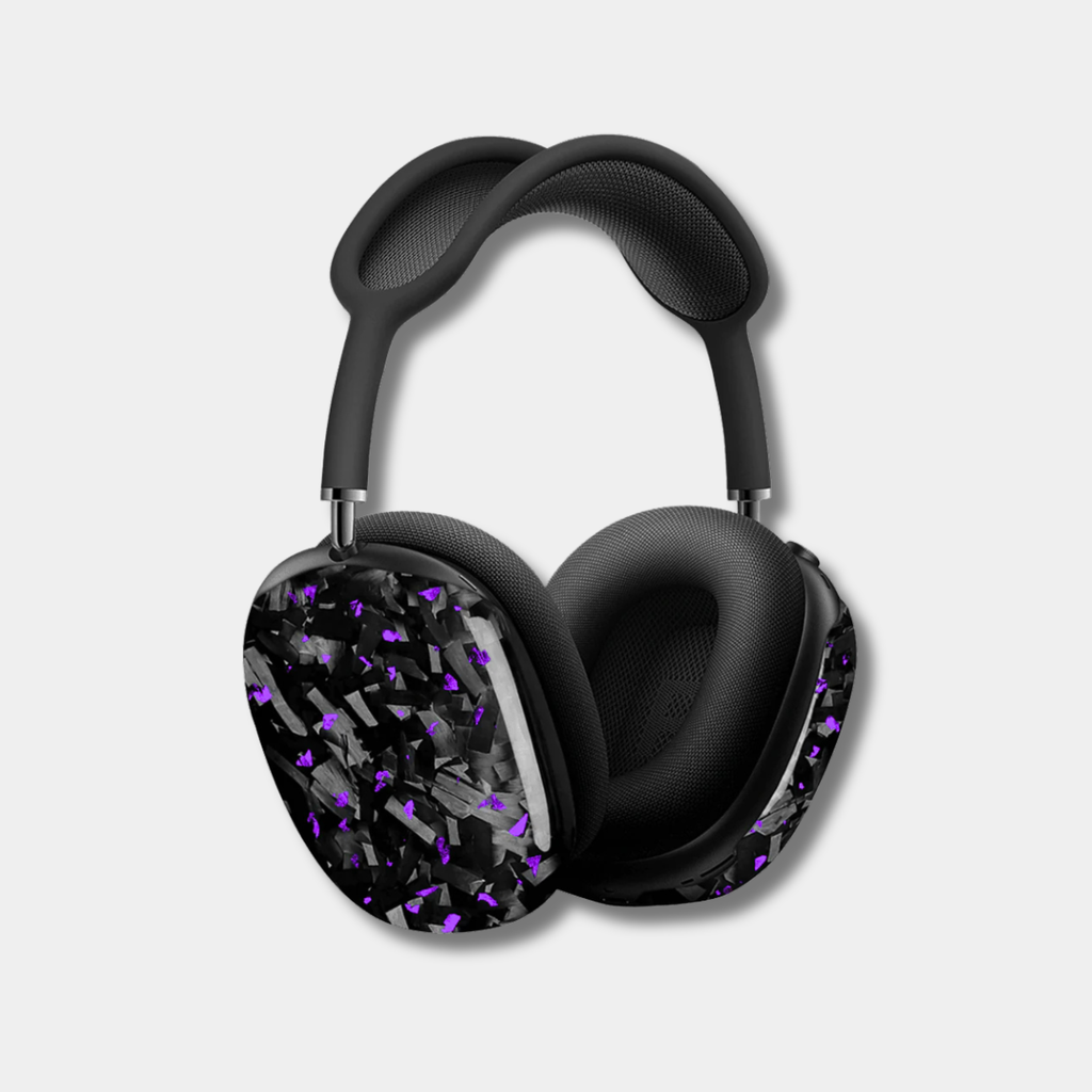 Coque colorée en carbone Fibernium pour Apple AirPods MAX, protection élégante et robuste, vue de la coque dans la couleur FORGE.