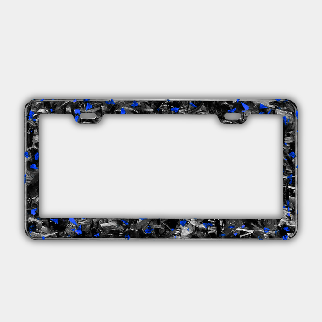 Support de plaque d'immatriculation Carbone FORGE coloré (Voiture)
