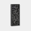 Coque Samsung Carbone BRUTE de Fibernium, protection robuste en fibre de carbone pour téléphone Samsung, avec motif texturé noir.