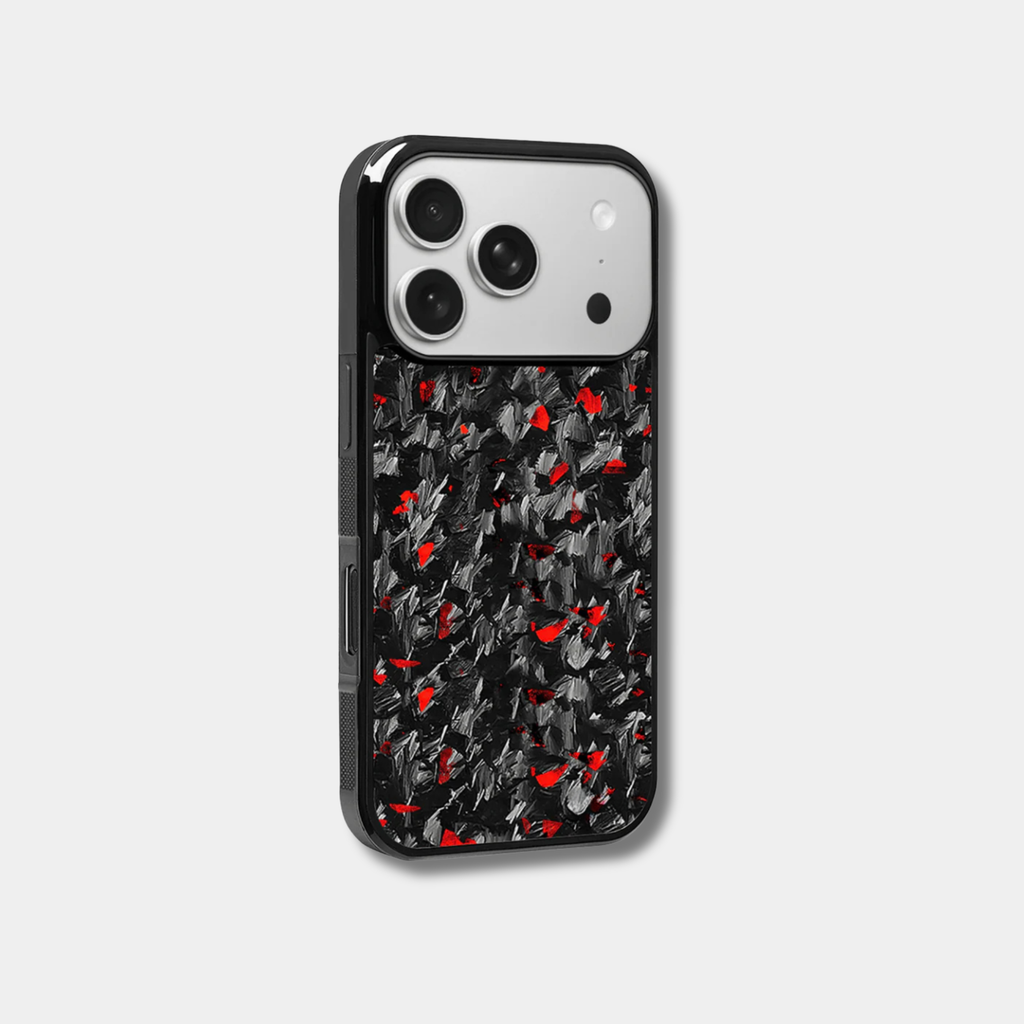 Coque Apple iPhone Carbone BRUTE colorée de Fibernium, finition texturée en fibre de carbone pour protection élégante