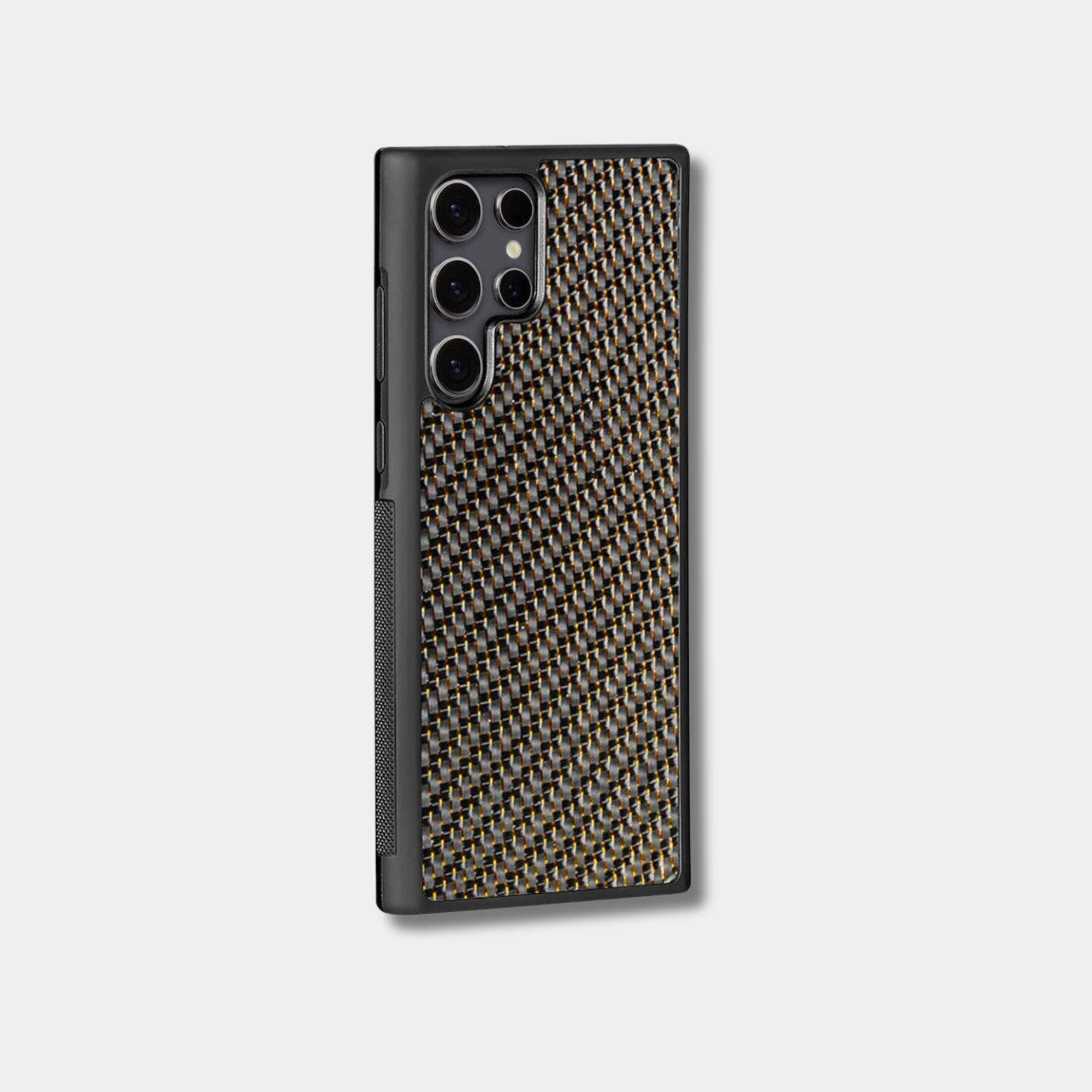 Coque Samsung Fibernium en fibre de carbone colorée, protection élégante pour téléphone mobile.
