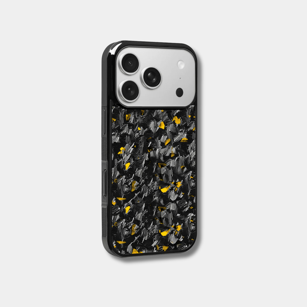 Coque iPhone Fibernium en carbone brute colorée, protection élégante pour Apple iPhone, design moderne et durable.